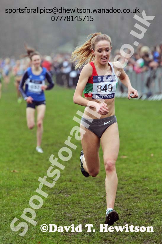 Senior women's European Cross Country Trials, Sefton Park, Liverpool. Photo: David T. Hewitson/Sports for All Pics